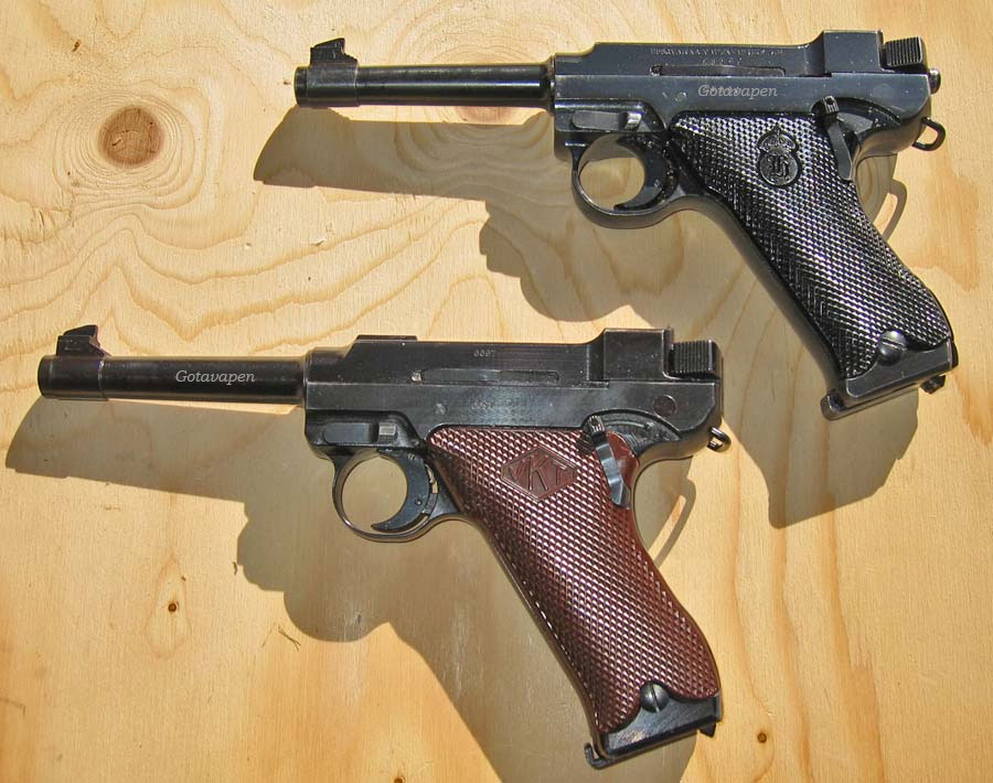 The Swedish pistol m 1940 Husqvarna and Lathi V35